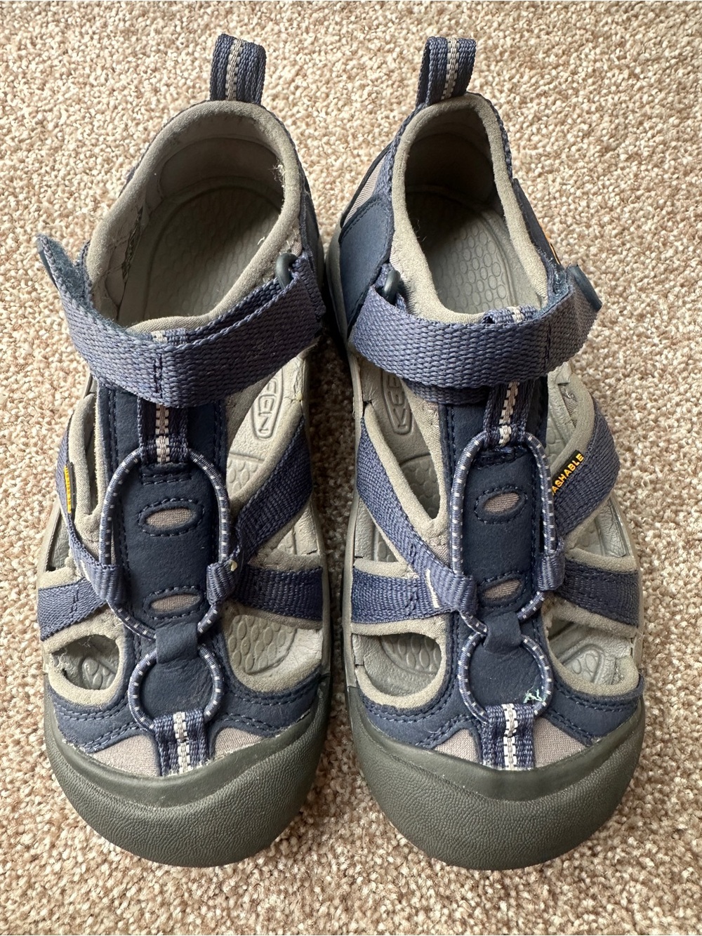 Keen Kids Navy and Gray Closed-Toe Sandals